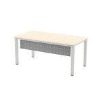 2844-FALDON METALICO GRIS PARA MESA DE OFICINA SERIE EXECUTIVE, BLANCA Y TOTAL 160CM. ROCADA 2940