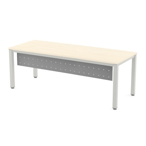 2848-FALDON METALICO GRIS PARA MESA DE OFICINA SERIE EXECUTIVE, BLANCA Y TOTAL 200CM. ROCADA 2942