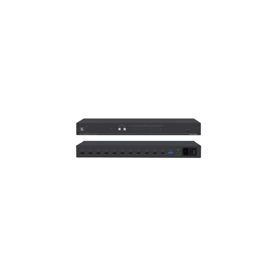 28510-Kramer Electronics VM-10H2 amplificador de linea de video Negro 28510-Kramer Electronics VM-10H2 amplificador de linea de video Negro