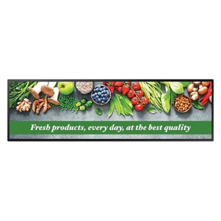 28527-Samsung LH37SHCEBGBXEN pantalla de senalizacion Diseno panoramico 94 cm (37") LCD Wifi 700 cd / m2 Negro Tizen 7.0