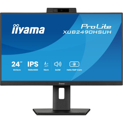 28587-iiyama XUB2490HSUH-B2 pantalla para PC 60,5 cm (23.8") 1920 x 1080 Pixeles Full HD LED Negro