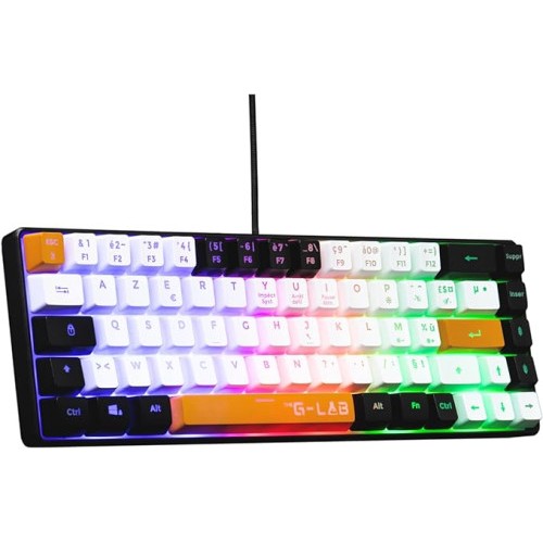 28753-THE G-LAB KEYZ HYDROGEN, TECLADO DE MEMBRANA RETROILUMINADO, COMPACTO 60%
