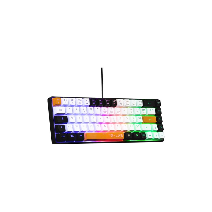 28753-THE G-LAB KEYZ HYDROGEN, TECLADO DE MEMBRANA RETROILUMINADO, COMPACTO 60% 28753-THE G-LAB KEYZ HYDROGEN, TECLADO DE MEMBRANA RETROILUMINADO, COMPACTO 60%