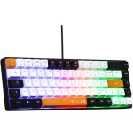 28753-THE G-LAB KEYZ HYDROGEN, TECLADO DE MEMBRANA RETROILUMINADO, COMPACTO 60%
