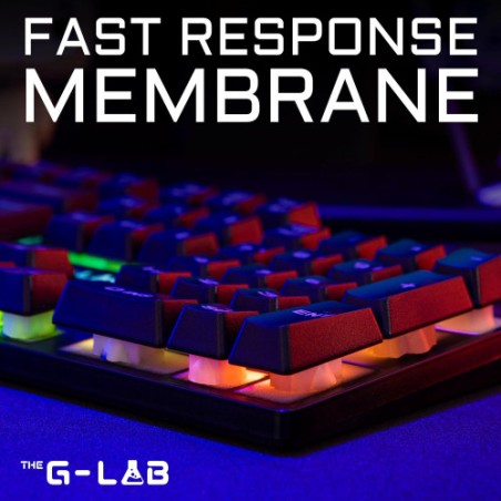28766-GAMING KEYBOARD MEMBRANE RGB TKL SP LAYOUT - WHITE