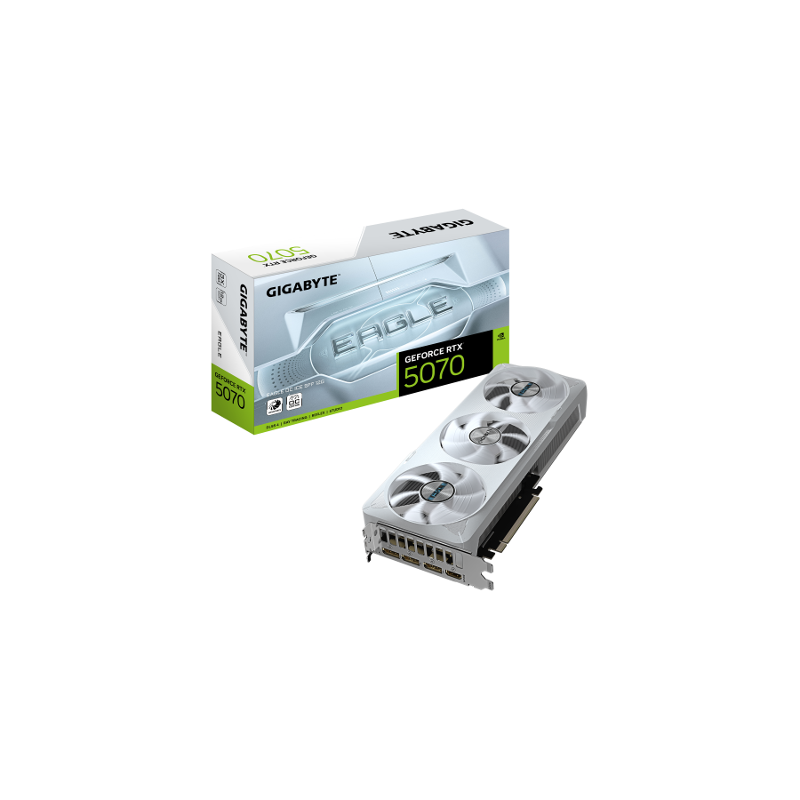 28778-GIGABYTE GeForce RTX 5070 EAGLE OC ICE SFF 12G Tarjeta Grafica - 12GB GDDR7, 192 bits, PCI-E 5.0, XXXX MHz Core Cl 28778-GIGABYTE GeForce RTX 5070 EAGLE OC ICE SFF 12G Tarjeta Grafica - 12GB GDDR7, 192 bits, PCI-E 5.0, XXXX MHz Core Cl