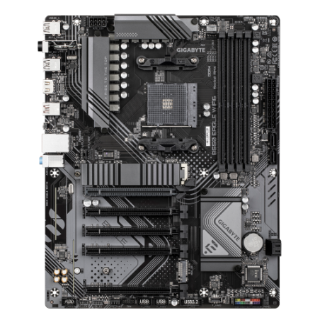 28806-GIGABYTE B550 EAGLE WIFI6 Placa base - Procesadores AMD Ryzen serie 5000 G, VRM de 10+3+1 fases, hasta 3200 MHz DD