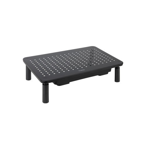 28815-TooQ Soporte Elevador Multiusos para Monitor/Portatil, Negro