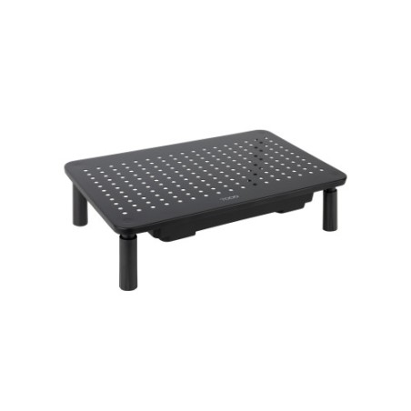 28815-TooQ Soporte Elevador Multiusos para Monitor/Portatil, Negro