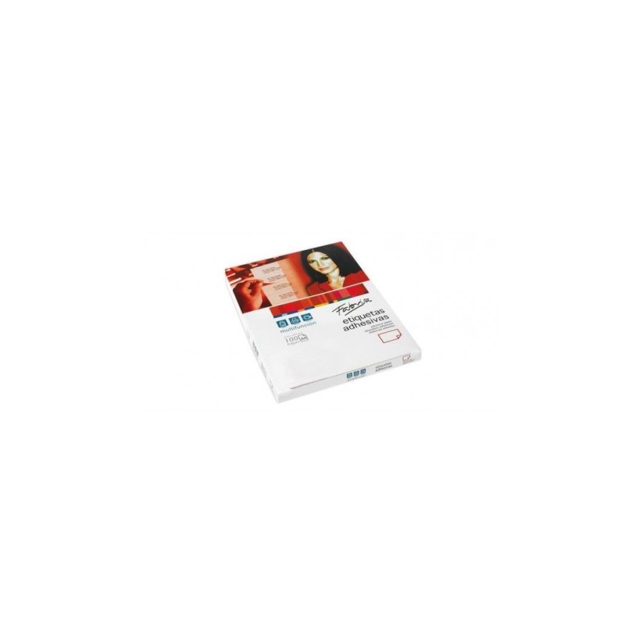 28854-CAJA 100 HOJAS ETIQUETAS ADHESIVAS ILC BLANCA 210X297 FABRISA 15323F