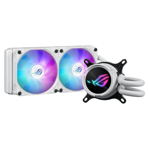 28887-ASUS ROG Strix LC III 240 ARGB White Edition Procesador Kit de refrigeracion liquida 12 cm Blanco
