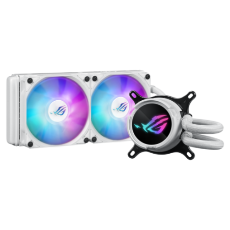 28887-ASUS ROG Strix LC III 240 ARGB White Edition Procesador Kit de refrigeracion liquida 12 cm Blanco