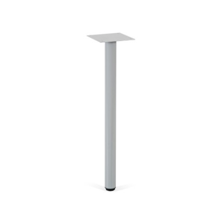2890-COLUMNA PARA MESA DE OFICINA CON FORMA DE L SERIE METAL COLOR GRIS ROCADA 2945