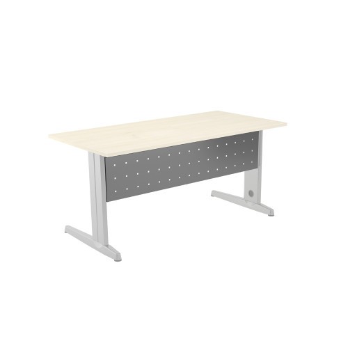 2891-FALDON METALICO GRIS PARA MESA DE OFICINA SERIE METAL MEDIDA 140 CM. ROCADA 2935