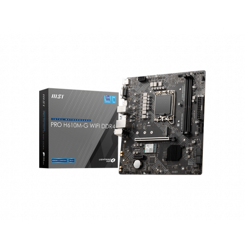 28989-MSI PRO H610M-G WIFI DDR4 placa base Intel H610 LGA 1700 micro ATX