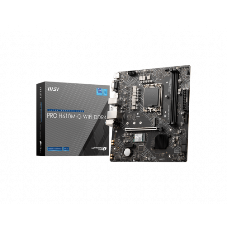 28989-MSI PRO H610M-G WIFI DDR4 placa base Intel H610 LGA 1700 micro ATX