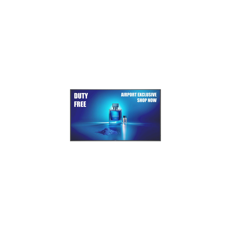 29046-MONITOR PHILIPS  55" 6000 SERIES P-LINE, 24/7, 800NITS UHD, 25% HAZE, NON-ANDROID, MEDIAPLAYER, WAVE COMPATIBLE, F