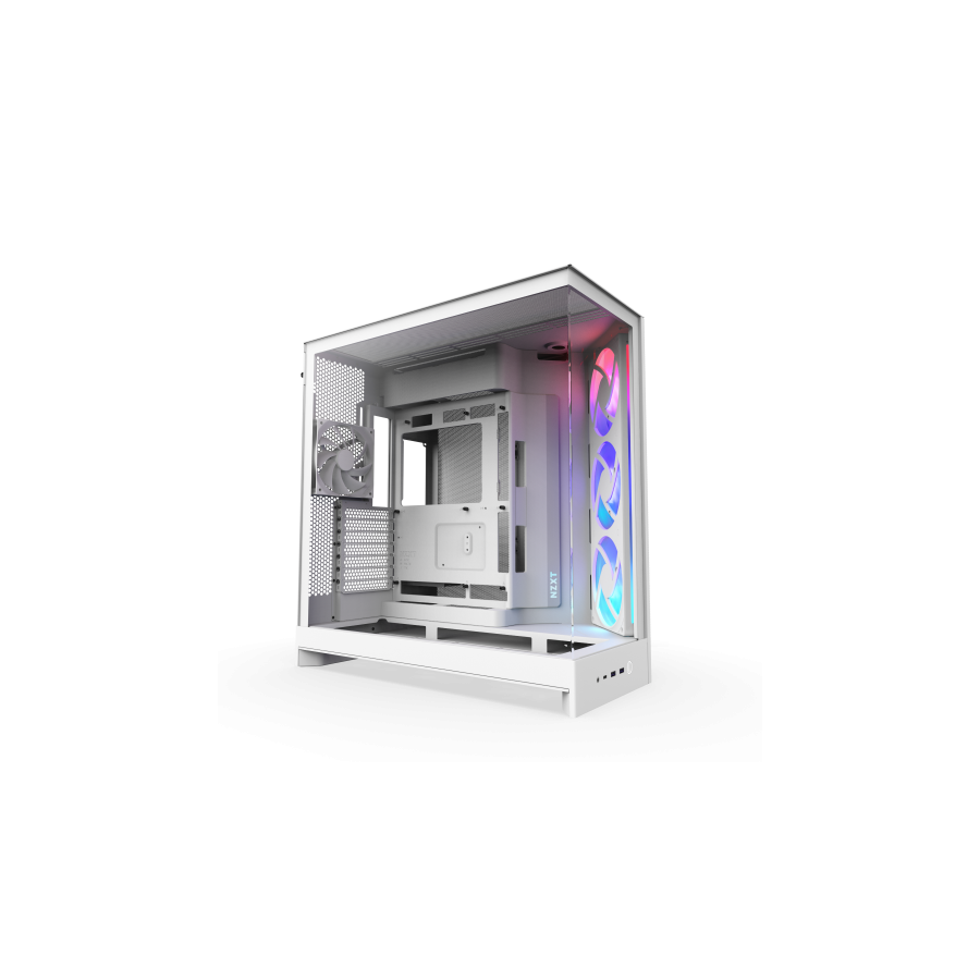 29075-NZXT H9 Flow RGB Midi Tower Blanco
