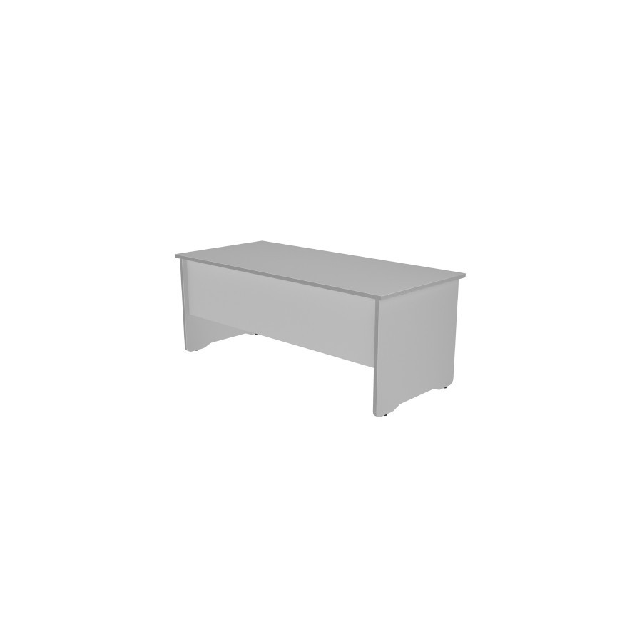 2909-MESA DE OFICINA SERIE WORK 180X80 GRIS / GRIS ROCADA 2003AN02V24