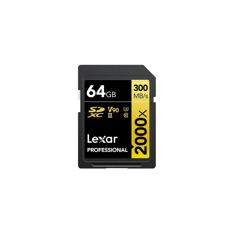 29182-Lexar Professional 2000x 64 GB SDHC UHS-II Clase 10