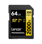 29182-Lexar Professional 2000x 64 GB SDHC UHS-II Clase 10