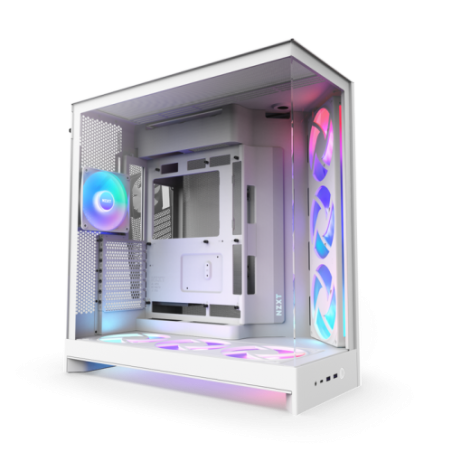 29306-NZXT H9 Flow RGB+ Midi Tower Blanco