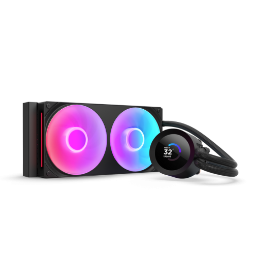 29312-NZXT Kraken Plus RGB 240 Procesador Sistema de refrigeracion liquida todo en uno 12 cm Negro