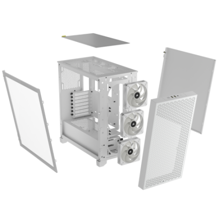 29371-CAJA CORSAIR 3000D AIRFLOW MID-TOWER CRISTAL TEMPLADO BLANCA CC-9011252-WW