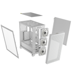 29371-CAJA CORSAIR 3000D AIRFLOW MID-TOWER CRISTAL TEMPLADO BLANCA CC-9011252-WW