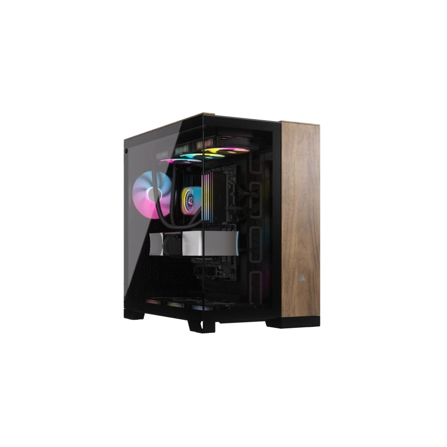29412-Corsair CC-9011282-WW carcasa de ordenador Midi Tower Negro, Nuez