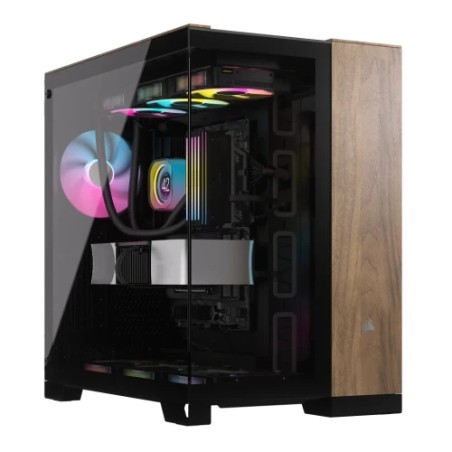 29412-Corsair CC-9011282-WW carcasa de ordenador Midi Tower Negro, Nuez