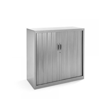 2946-ARMARIO METALICO PERSIANA 105X102X45 GRIS INCLUYE 2 BALDAS ROCADA 1506AC00
