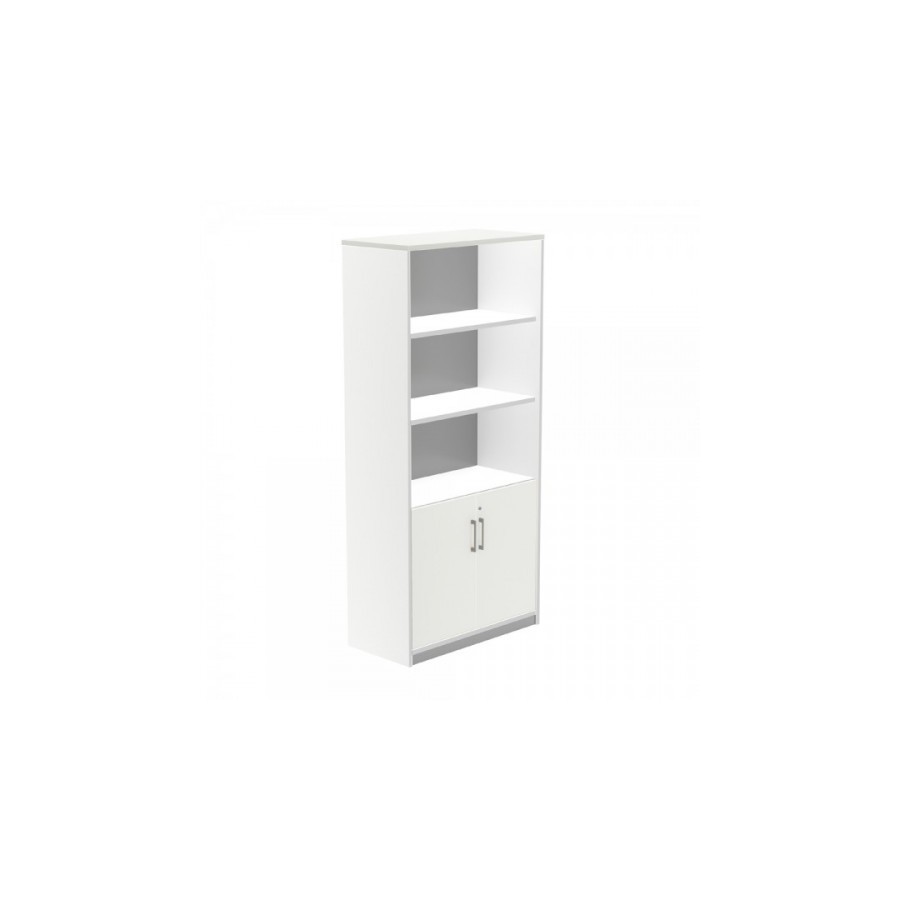 2962-ARMARIO ALTO CON PUERTAS BAJAS 195X90X45 ESTRUCTURA BLANCA/PUERTAS BLANCO ROCADA 1103AW04V24 2962-ARMARIO ALTO CON PUERTAS BAJAS 195X90X45 ESTRUCTURA BLANCA/PUERTAS BLANCO ROCADA 1103AW04V24