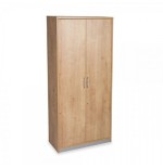 2964-ARMARIO ALTO CON PUERTAS 195X90X45 ESTRUCTURA ROBLE/PUERTAS ROBLE ROCADA 1104AR08V24