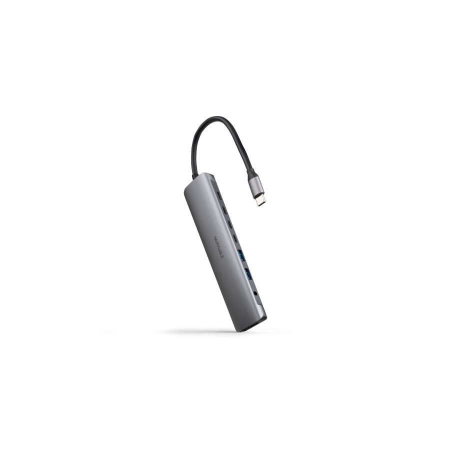 29678-NANOCABLE HUB USB-C 2xUSB-A+3xUSB-C+USB-C CARGA+HDMI+AUDIO