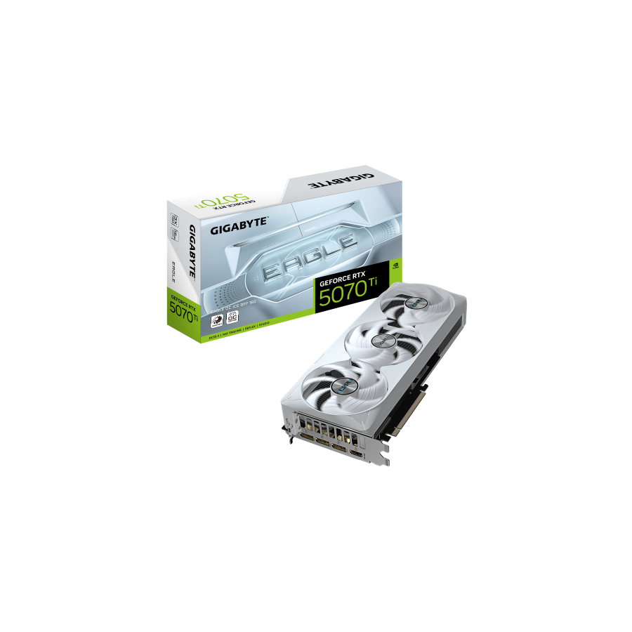 29804-GIGABYTE GeForce RTX 5070 Ti EAGLE OC ICE SFF 16G Tarjeta Grafica - 16GB GDDR7, 256 bits, PCI-E 5.0, XXXX MHz Core 29804-GIGABYTE GeForce RTX 5070 Ti EAGLE OC ICE SFF 16G Tarjeta Grafica - 16GB GDDR7, 256 bits, PCI-E 5.0, XXXX MHz Core