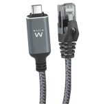 29834-Ewent EC2001 cable de red Negro, Gris 1,5 m Cat6