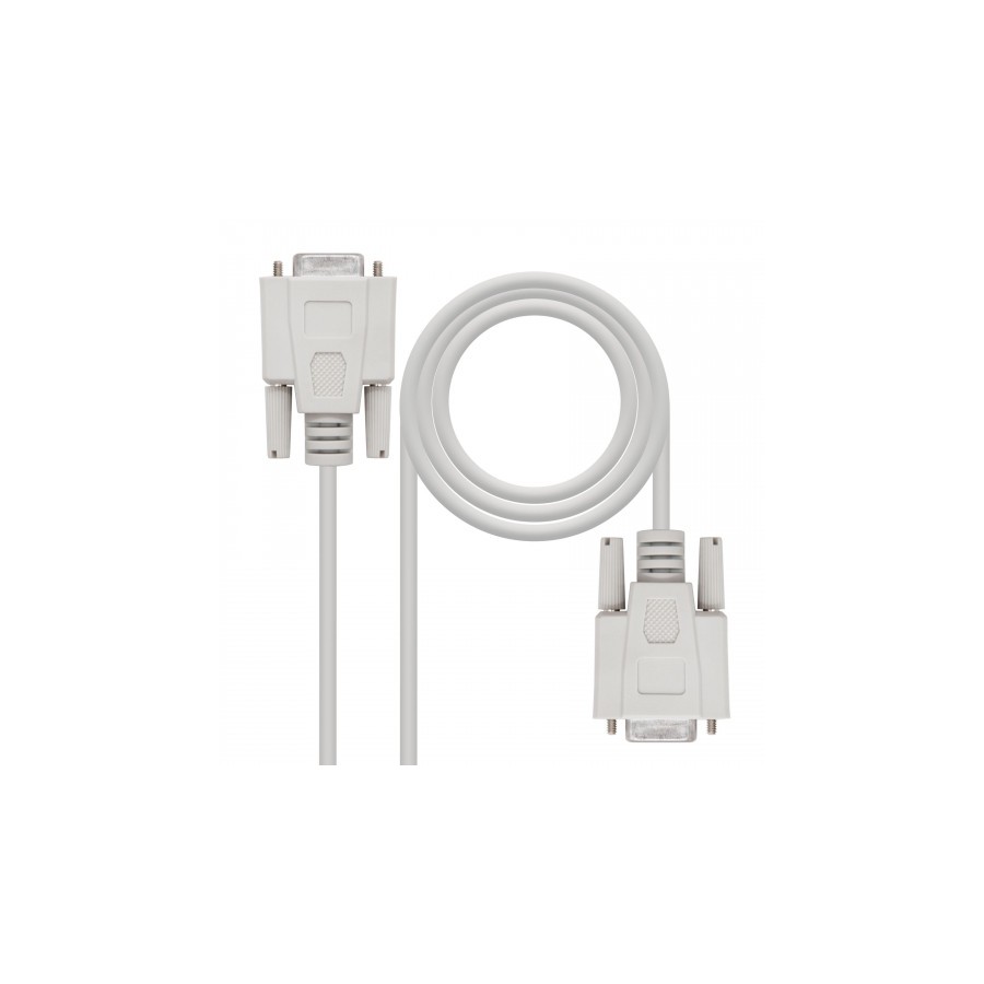 29910-Nanocable CABLE SERIE NULL MODEM, DB9/H-DB9/H, 1.8 M 29910-Nanocable CABLE SERIE NULL MODEM, DB9/H-DB9/H, 1.8 M