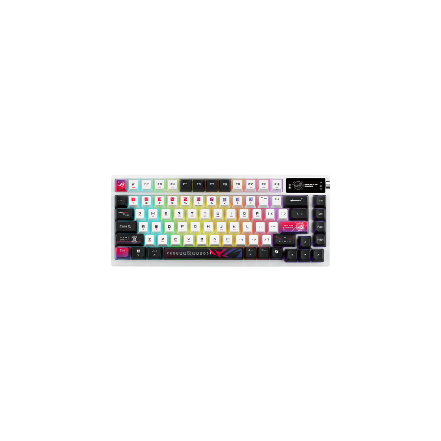 29925-ASUS ROG Azoth X teclado Juego USB + RF Wireless + Bluetooth Negro, Blanco 29925-ASUS ROG Azoth X teclado Juego USB + RF Wireless + Bluetooth Negro, Blanco