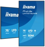 29934-MONITOR IIYAMA 75" (LH7575UHS-B2AG) 3840X2160 / 4K UHD / 24/7 / 500 CD/M / 8MS / DP / 3XHDMI / MICRO SD SLOT /  E-