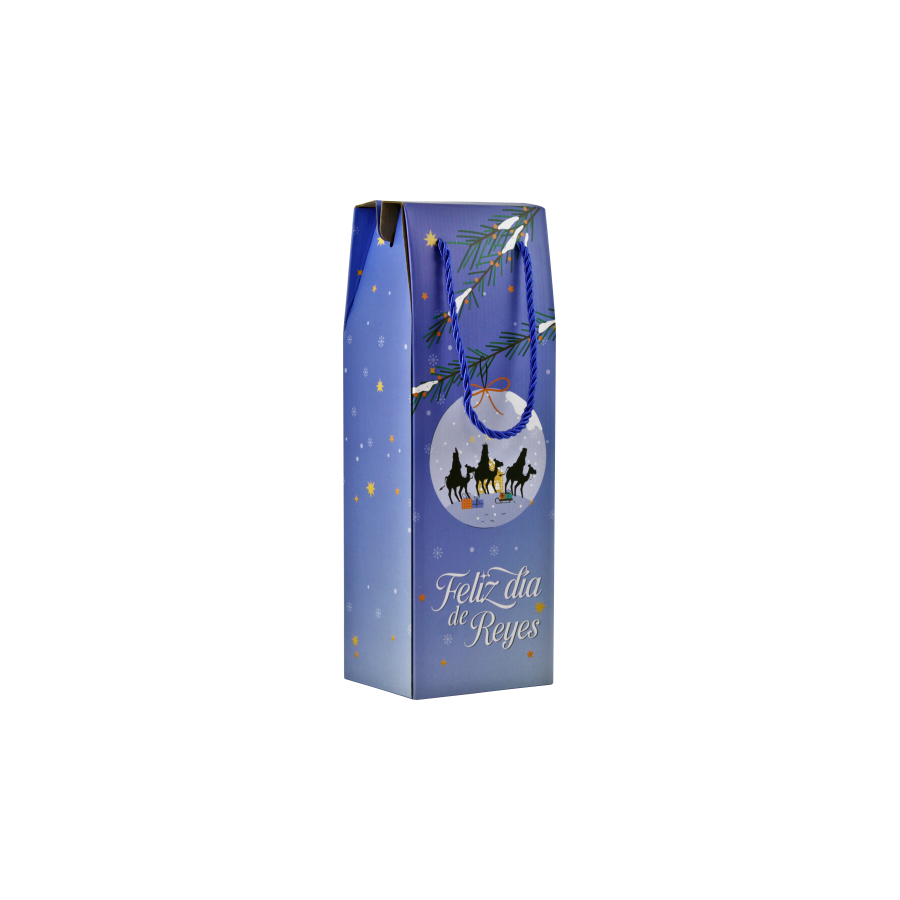 29976-CAJA CON ASA MENSAJES EFECTO MADERA BOTELLERO REYES MAGOS (13X36X10 CM) COLORES SURTIDOS BISMARK 333603 29976-CAJA CON ASA MENSAJES EFECTO MADERA BOTELLERO REYES MAGOS (13X36X10 CM) COLORES SURTIDOS BISMARK 333603