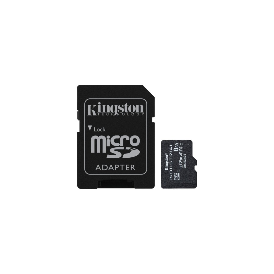 30054-Kingston Technology Industrial 8 GB MicroSDHC UHS-I Clase 10