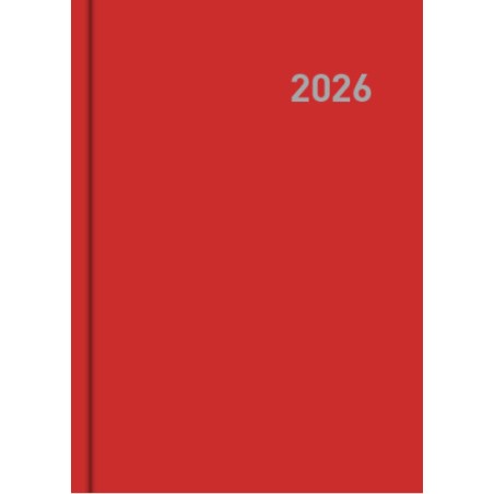30185-AGENDA 2026 PARIS D/P 15x21 ROJO CASTELLANO INGRAF 356412