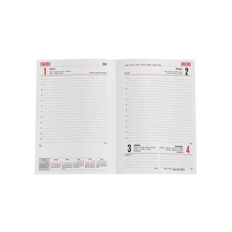 30190-AGENDA 2026 PARIS D/P 15x21 BURDEOS CASTELLANO INGRAF 356415