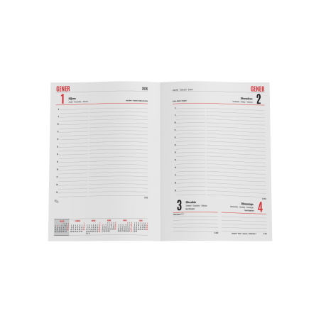 30192-AGENDA 2026 PARIS D/P 15X21 NEGRA CATALAN INGRAF 356421