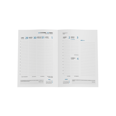 30200-AGENDA 2026 PARIS S/V 15X21 NEGRA CON ESPIRAL CASTELLANO INGRAF 356556