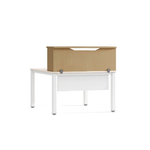 3023-MODULO RECEPCION ALTILLO 100CM ROBLE / ROBLE. MEDIDAS 100X40X30CM. (MESA NO INCLUIDA EN EL PRECIO, SE COMPRA APARTE