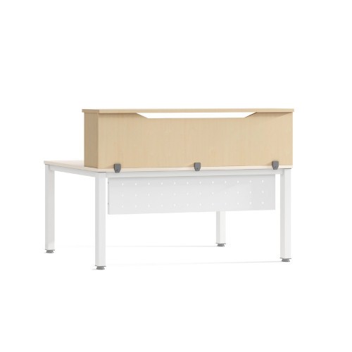 3035-MODULO RECEPCION ALTILLO 140CM HAYA / HAYA. MEDIDAS 140X40X30CM. (MESA NO INCLUIDA EN EL PRECIO, SE COMPRA APARTE)
