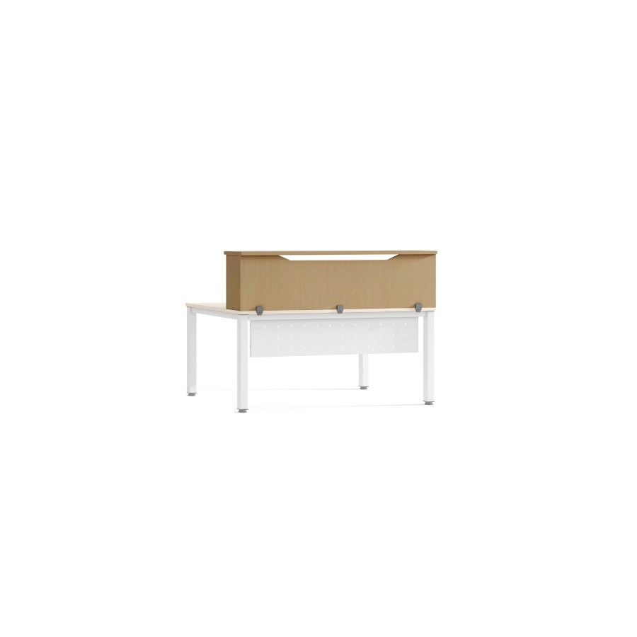 3039-MODULO RECEPCION ALTILLO 140CM ROBLE / ROBLE. MEDIDAS 140X40X30CM. (MESA NO INCLUIDA EN EL PRECIO, SE COMPRA APARTE 3039-MODULO RECEPCION ALTILLO 140CM ROBLE / ROBLE. MEDIDAS 140X40X30CM. (MESA NO INCLUIDA EN EL PRECIO, SE COMPRA APARTE