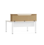3039-MODULO RECEPCION ALTILLO 140CM ROBLE / ROBLE. MEDIDAS 140X40X30CM. (MESA NO INCLUIDA EN EL PRECIO, SE COMPRA APARTE